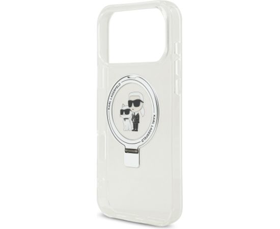 Karl Lagerfeld Ringstand Karl and Choupette MagSafe Case Чехол для Apple iPhone 17 Pro Max Чехлы - альтернативные