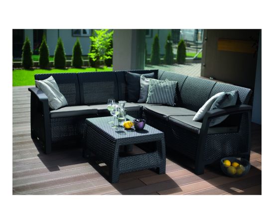 Keter Dārza mēbeļu komplekts Bahamas Relax Set pelēks Jaunumi -Dārzam