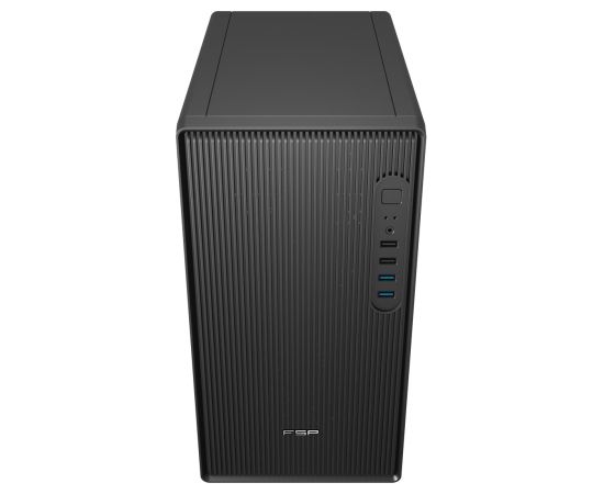 FSP Case S120 Black Mid Tower Power supply included No Корпуса