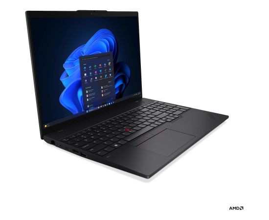 Lenovo ThinkPad L16 G2 AMD Black 16 " IPS WUXGA 1920 x 1200 pixels Anti-glare AMD Ryzen 7 PRO 250 16 GB SODIMM DDR5 Solid-state drive capacity 512 GB AMD Radeon 780M Graphics Windows 11 Pro 802.11be Bluetooth version 5.4 LTE Upgradable Keyboard language N Portatīvie datori