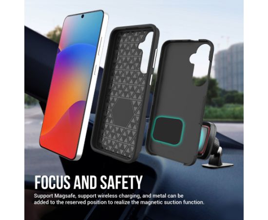 Perfectionists Triangle Case Samsung G991 S21 5G black Neoriģinālie Maciņi