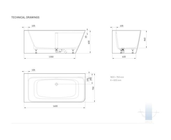 PAA Quadro Corner D Brīvi Stāvoša Akmens Masas Stūra Vanna Koraļļu Из каменной массы