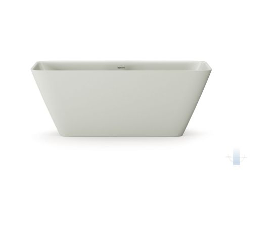 PAA Quadro Brīvi Stāvoša Akmens Masas Vanna Gaiši Pelēka Крупная бытовая техника