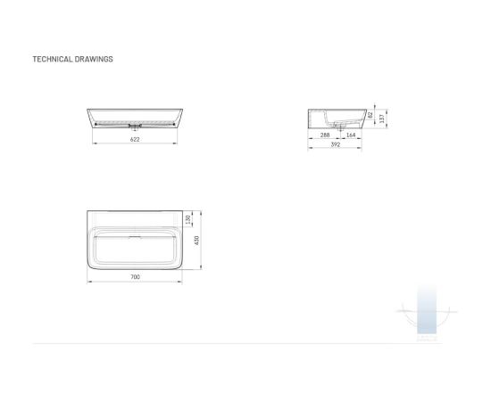 PAA Quadro Akmens Masas Vannas Istabas Izlietne Māla Krāsā Jaunumi Sadz. tehnika