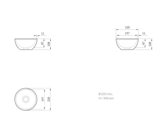PAA Do Akmens Masas Izlietne Matēta Pelēka Jaunumi Sadz. tehnika