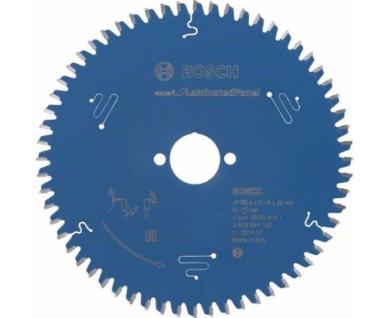 Griešanas disks Bosch Expert for Laminated Panel 2608642516; 250x30 mm; Z80 Zāģripas