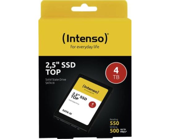 SSD INTENSO 4000 GB Serial ATA III 2.5" 1920xTBW rating MTBF 2000000 h 3812480 SSD Cietie Diski (Solid state drive)