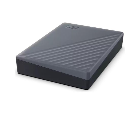 External HDD WESTERN DIGITAL My Passport WDBRMD0040BGY-WESN 4TB USB-C Colour Grey WDBRMD0040BGY-WESN Ārējie cietie diski HDD SSD