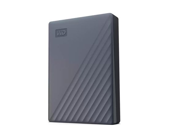 External HDD WESTERN DIGITAL My Passport WDBRMD0050BGY-WESN 5TB USB-C Colour Grey WDBRMD0050BGY-WESN Ārējie cietie diski HDD SSD