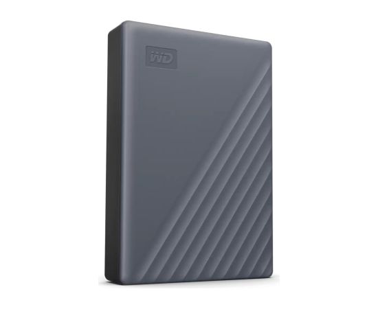External HDD WESTERN DIGITAL My Passport WDBRMD0050BGY-WESN 5TB USB-C Colour Grey WDBRMD0050BGY-WESN Ārējie cietie diski HDD SSD