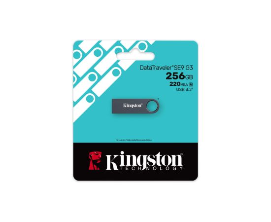 MEMORY DRIVE FLASH USB3.2 256G/SE9 G3 KE-U2X256-1AC KINGSTON USB карты памяти (Flash)