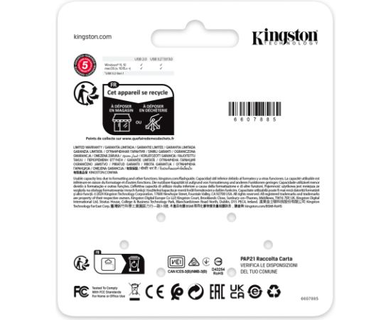 MEMORY DRIVE FLASH USB3.2 256G/SE9 G3 KE-U2X256-1AC KINGSTON USB карты памяти (Flash)