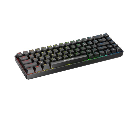 Fifine GK1 mechancial keyboard ,65% RGB (black) Klaviatūras