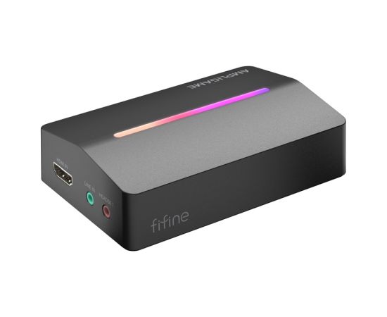 Fifine V3, HDMI to USB-A capture card (black) Piederumi konsolēm