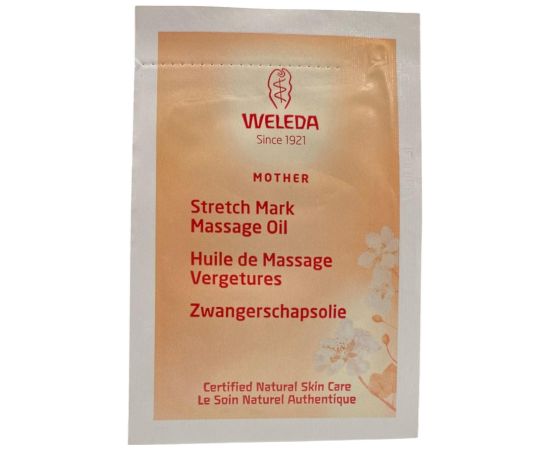 Weleda, Mama, Anti-Stretch Marks, Massage Oil, Almond Extract, 2 ml *Sample Косметика для тела