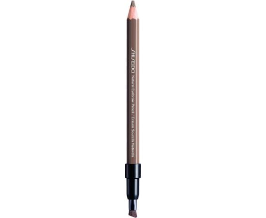 Shiseido, Natural, Double-Ended, Eyebrow Cream Pencil & Brush 2-In-1, BR 704, Ash Blond, 1.1 g *Tester Dekoratīvā kosmētika