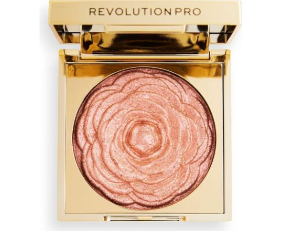 Revolution Pro, Pro Lustre, Illuminating, Blush Highlighter Compact, Rose Gold, 1 Shade, 9 g Dekoratīvā kosmētika