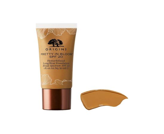Origins, Pretty In Bloom, Long Wearing, Cream Foundation, Nr. 530, Medium Deep Warm, SPF 20, 30 ml Sejas kopšana