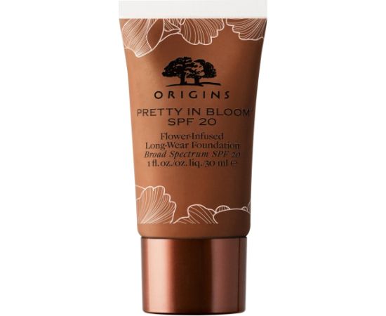 Origins, Pretty In Bloom, Long Wearing, Cream Foundation, 720, Very Deep Cool, SPF 20, 30 ml Sejas kopšana