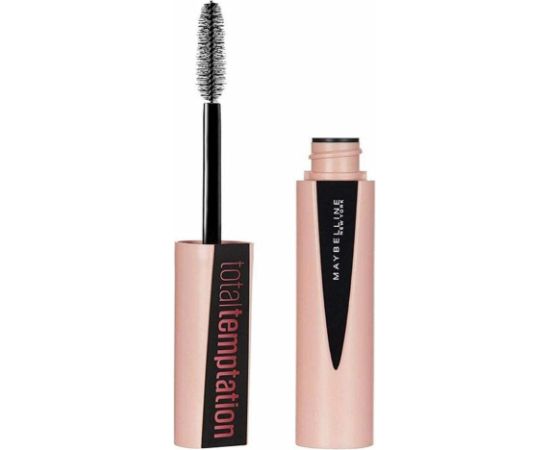 Maybelline, Total Temptation, Volumizing & Lengthening, Mascara, Very Black, 8.6 ml Dekoratīvā kosmētika