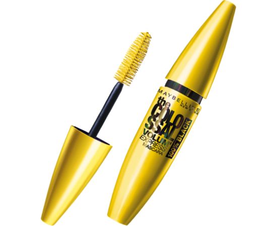 Maybelline, The Colossal Volume Express, Collagen, Volum, Mascara, 100% Black, 10.7 ml Dekoratīvā kosmētika