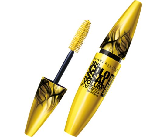 Maybelline, The Colossal Volume Express, Collagen, Matte Finish, Mascara, Smoky Eyes Black, 10.7 ml Dekoratīvā kosmētika