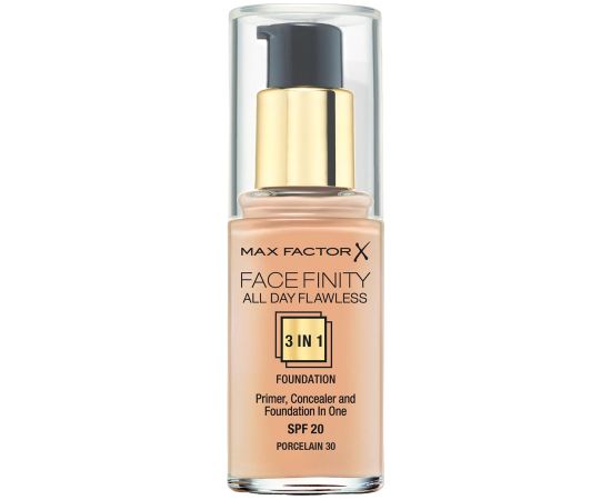 Max Factor, Face Finity All Day Flawless, Cream Foundation, 30, Porcelain, 30 g Уход за лицом