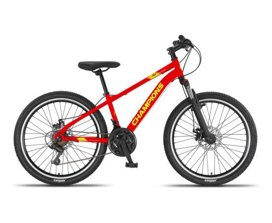 Pusaudžu velosipēds Champions 24 Kaunos DB Red (Rata izmērs: 24 Rāmja izmērs: 13 ) Городские велосипеды