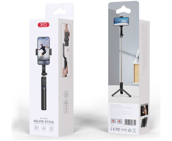 XO SS13 Bluetooth Selfiju nūja ar Statīvu 106cm Telefonu Stabilizatori