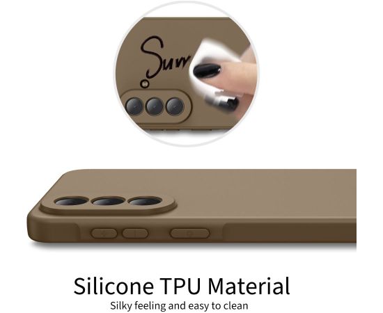 Чехол для телефона Tech-Protect Icon для Samsung Galaxy A57 5G | коричневый Чехлы - альтернативные