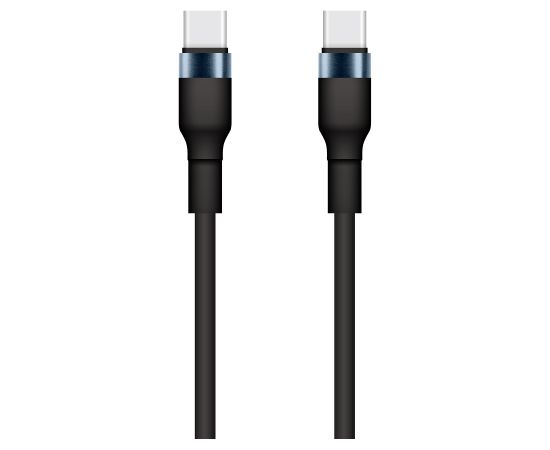 Кабель Setty USB-C - USB-C 1 м 3A KSC-C-131 черный Дата USB-кабели