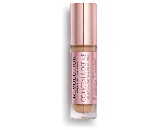 Makeup Revolution, Conceal & Define, Corrective, Liquid Concealer, C 11, 4 g Kосметические средства