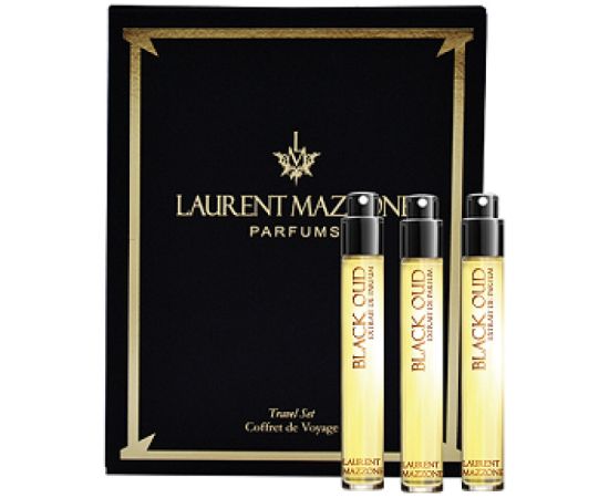 Set Trio, Laurent Mazzone, Black Oud, Extrait De Parfum, For Men, 3 pcs, 15 ml Духи и косметика