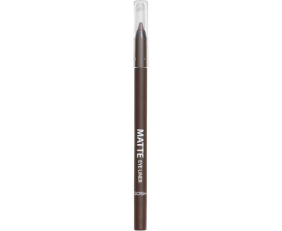 Gosh, Matte Eye Liner, Cream Pencil, Kohl Eyeliner, 014, Chocolate Brown, 1.2 g Dekoratīvā kosmētika