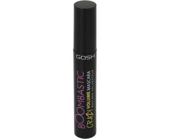 Gosh, Boombastic Crazy, Volumizing, Mascara, 001, Extreme Black, 13 ml Dekoratīvā kosmētika