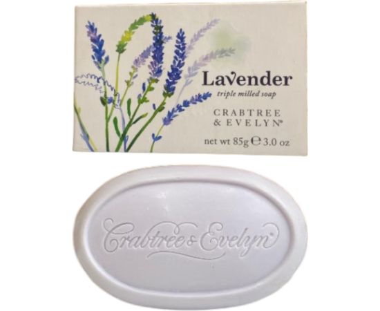 Crabtree & Evelyn, Lavander, Hydrating, Soap Bar, 85 g Šķidrās ziepes / ziepes