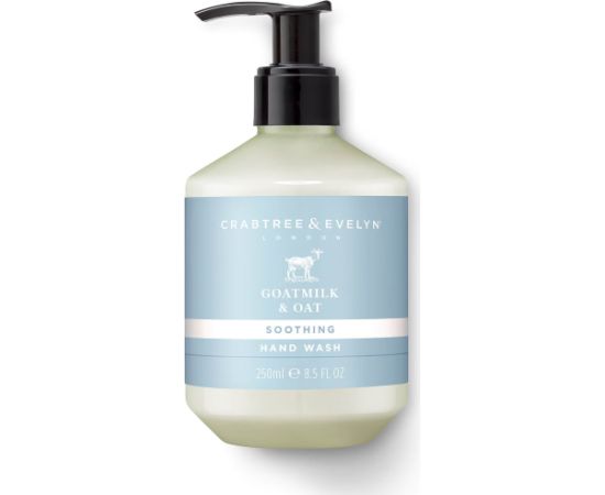 Crabtree & Evelyn, Goatmilk & Oat, Soothing, Liquid Soap, For Hands, 250 ml Šķidrās ziepes / ziepes