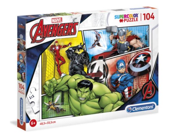 Clementoni, The Avengers, Construction Set, For Boys, 6+ years, 104 pcs Конструкторы