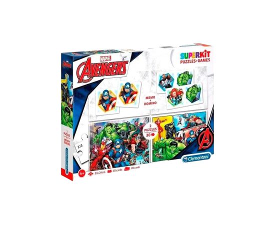 Clementoni, SuperKit, Marvel Avengers, Puzzle, For Boys, 4+ years, 2 x 30 + 48 + 28 pcs Puzles