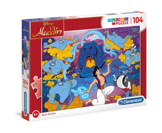 Clementoni, SuperColor, Aladyn, Puzzle, Unisex, 6+ years, 104 pcs Пазлы