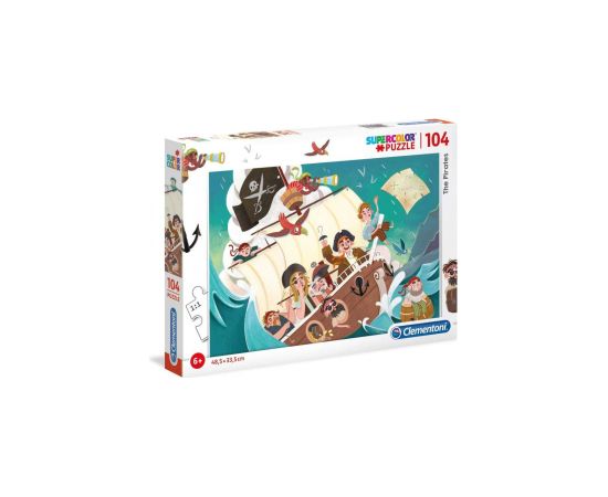 Clementoni, Pirates, Puzzle, Unisex, 6+ years, 104 pcs Пазлы