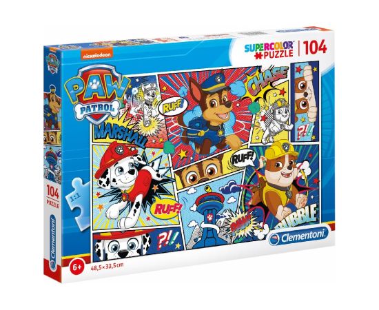Clementoni, PAW Patrol, Puzzle, Unisex, 6+ years, 104 pcs Пазлы