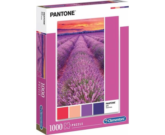 Clementoni, Pantone, Vivid Viola, Puzzle, Unisex, 1000 pcs Пазлы