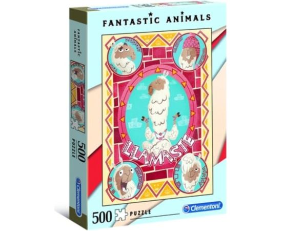 Clementoni, Fantastic Animals, Llamas, Puzzle, Unisex, 500 pcs Пазлы