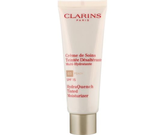 Clarins, Hydraquench, Hydrating, Cream Foundation, 03, Peach, SPF 15, 50 ml *Tester Sejas kopšana