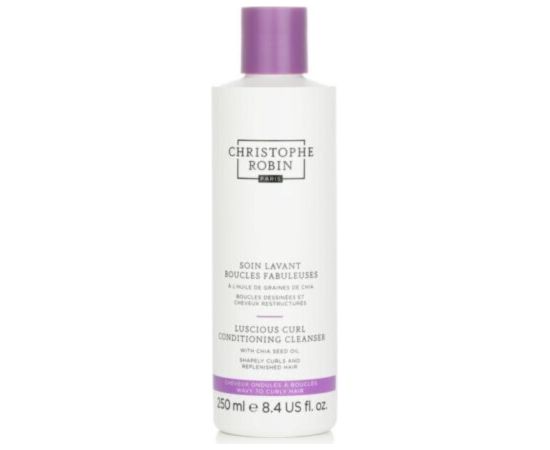 Christophe Robin, Luscious Curl, Chia Seeds Oil, Hair Shampoo, Curl Defining, 250 ml Шампуни