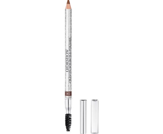 Christian Dior, Diorshow, Waterproof, Double-Ended, Eyebrow Cream Pencil & Brush 2-In-1, 04, Auburn, 1.19 g Dekoratīvā kosmētika