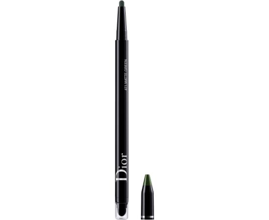 Christian Dior, Diorshow On Stage, Waterproof, Double-Ended, Kohl Eyeliner, 471, Matte Green, 1.2 g Dekoratīvā kosmētika
