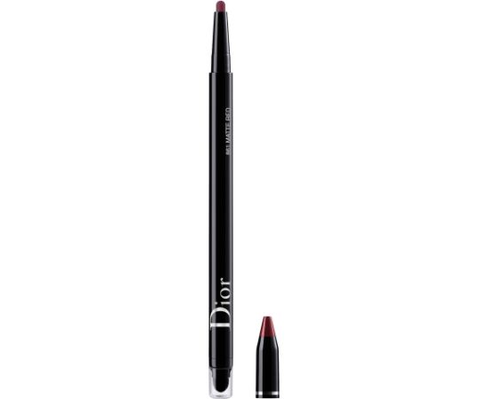 Christian Dior, Diorshow On Stage, Waterproof, Double-Ended, Kohl Eyeliner, 861, Matte Red, 1.2 g Dekoratīvā kosmētika