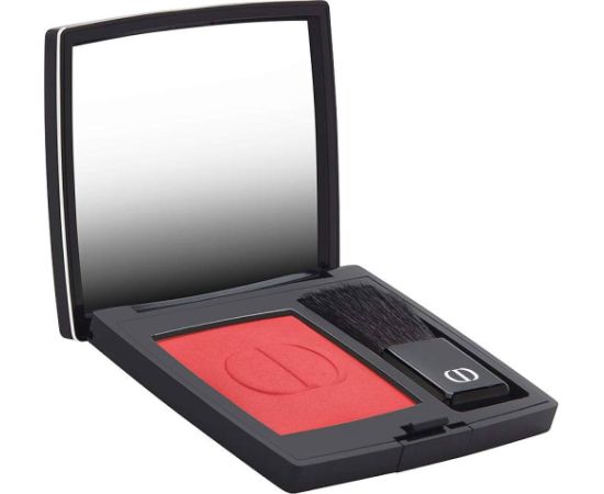 Christian Dior, Dior Rouge, Satin Finish, Blush Compact Powder, 999, Red, 6.7 g Dekoratīvā kosmētika